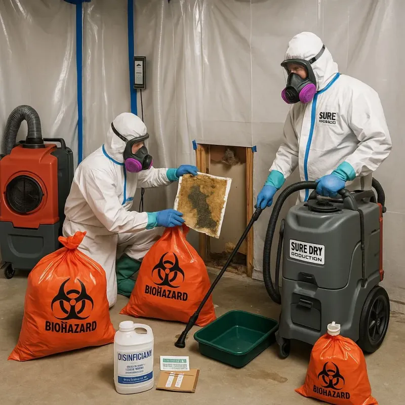 Contaminated Water Handling Protocols process in Preston Heights, IL